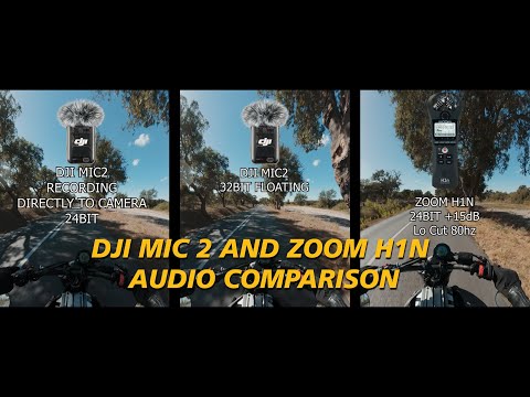 DJI MIC 2 and Zoom H1n Audio Comparison