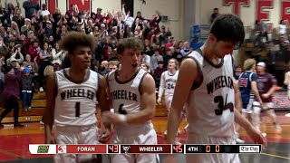 Wheeler roars into state semis with 45-43 win over Foran