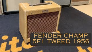 Video thumbnail for Fender Champ 5F1 Tweed from 1956 played at Guitare Collection by Guitare Collection