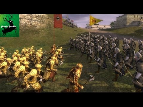 PESKY ORCSES + EVIL MEN ATTACK ANDUIN- Third Age: Total War Online Gameplay
