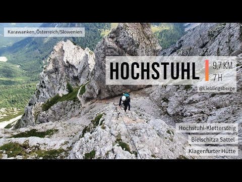 Hochstuhl - via the via ferrata to the summit of the Karawanks