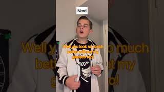 Download lagu Nerd takes off his glasses 😂 mp3