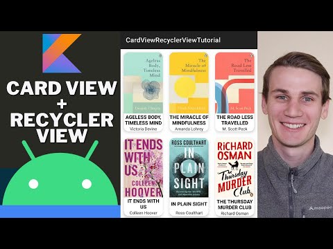 CardView in RecyclerView Android Studio Kotlin Tutorial