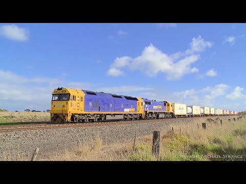 7902V Mildura Container Train With X48 (13/6/2019) - PoathTV Australian Railways