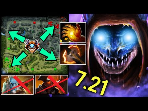 NEW STYLE MID SLARK Battle Fury Midas vs Illusion Team Epic Crazy Comeback by Funnik 7.21 pro Dota 2