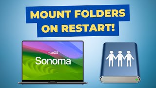 How to automatically mount NAS volumes and network shared drives on Mac! macOS Sonoma