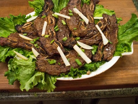 How To Make Korean Beef BBQ ~ Kalbi Recipe