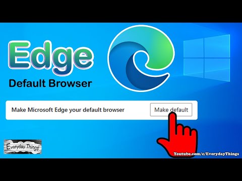 How to Make Microsoft edge default Browser (Windows 10)