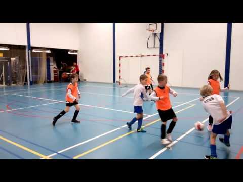 Zaalvoetbaltoernooi JO9-1 Westkapelle 14 januari 2017