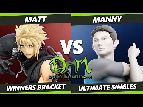 DAT MM 262 - Matt (Cloud) Vs. Manny (Wii Fit Trainer) Smash Ultimate - SSBU