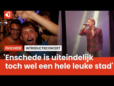 Enschede vol (nieuwe) studenten voor feestje met Antoon, Froukje en Goldband