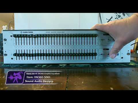 Klark Teknik DN360 (Transformer-Based) Dual 30-Band Graphic EQ – UK Made image 18