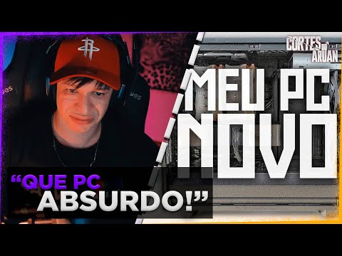 ARUAN REAGE A Apresentando meu PC NOVO! (BRKsEDU) - Cortes do Aruan