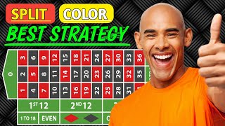 SPLIT AND COLOR BEST STRATEGY 😱 ROULETTE STRATEGY TO WIN / CASINO ROULETTE #MONEY #CASINO #VIRAL Video Video
