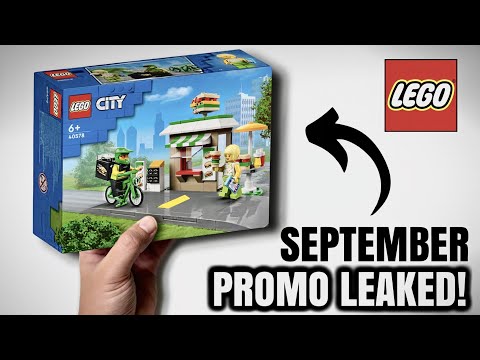 NEW LEGO September Promo LEAKS! LEGO City 40578  Sandwich Shop