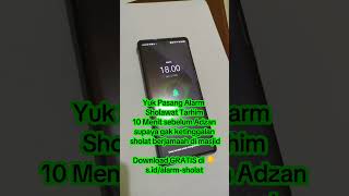 Download lagu Yuk Pasang Alarm Sholawat Tarhim 10 Menit sebelum Adzan agar datang sholat berjamaah di masjid #fyp mp3