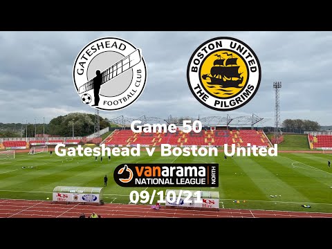 2021/2022 game 50 - Gateshead v Boston United 09/10/21