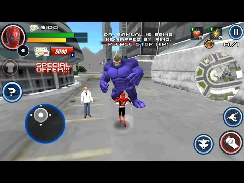 Flying Spider Vs Venom Monster | Flying Spider City Rescue Battle - Android GamePlay