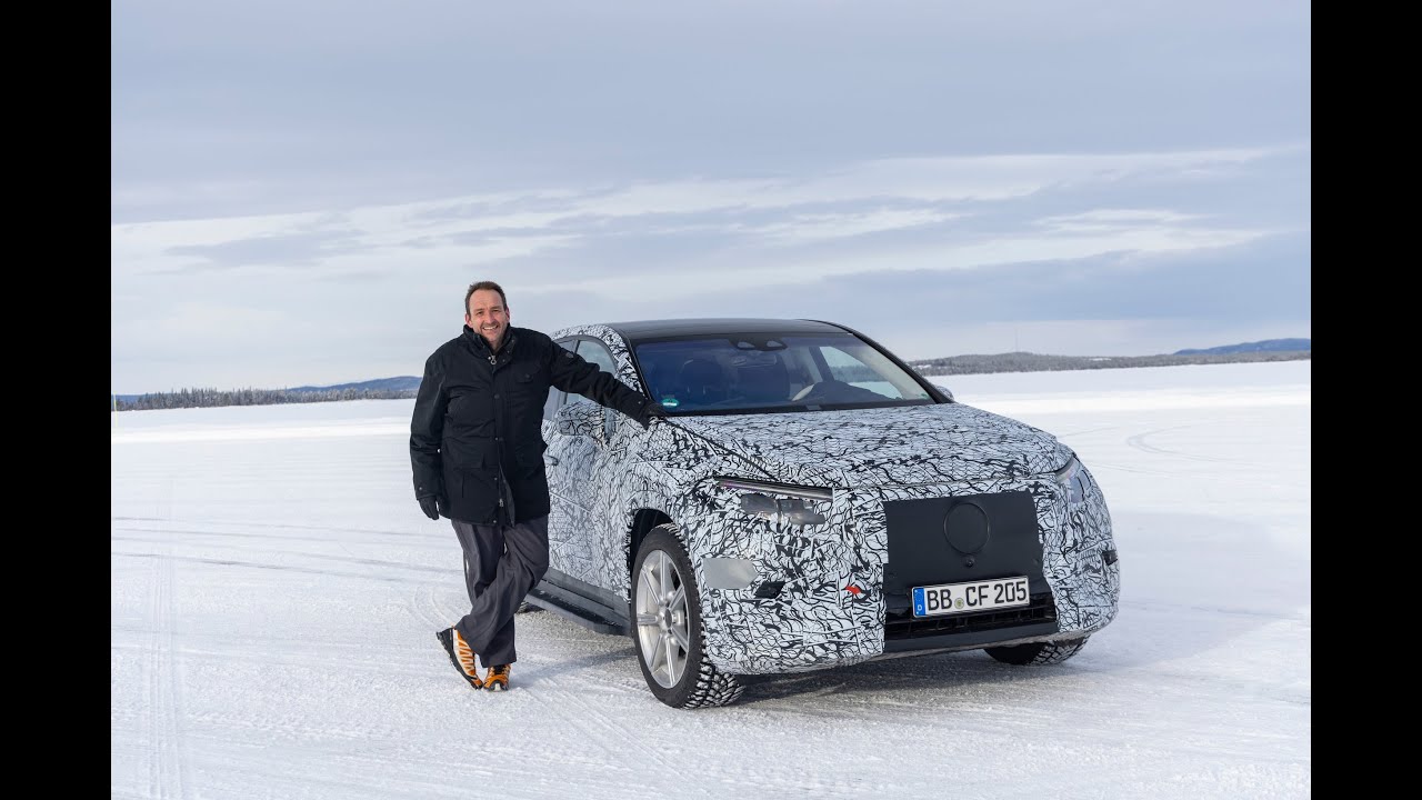 Mercedes EQS SUV (2023) Prototype: First Passenger Ride Video Review