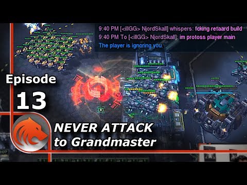 StarCraft 2: Nuking Terran's Army Makes Him Mad 🤷‍♂️ - Never Attack to Grandmaster