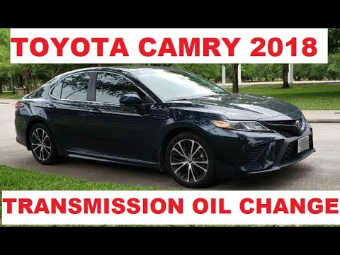 Замена масла АКПП Тойота Камри 2018 Toyota Camry Transmission fluid change AISIN UB80