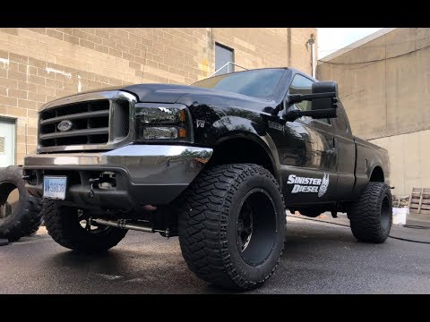 How To Fit 36x15.5 Tires On Ford F-350/F-250 With NO LIFT