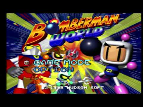 Bomberman world normal game ps1 playstation 1 japan