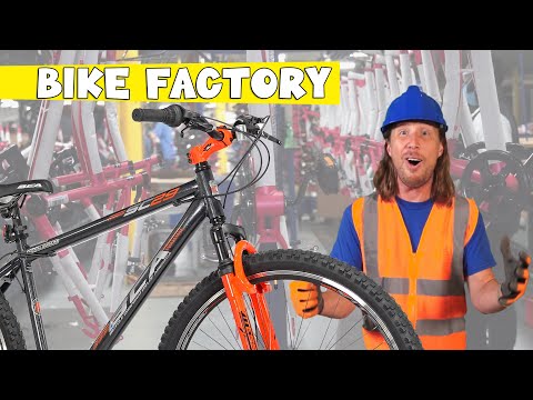 Handyman Hal explores a Bike Factory | Bicycles for Kids | How bikes are made