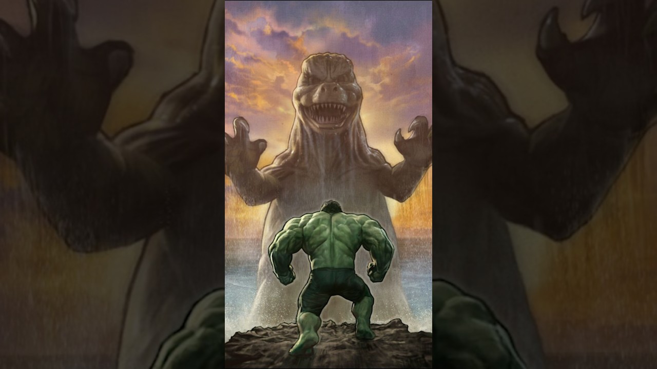 Godzilla Just Beat the Hulk! #shorts #marvel #hulk #godzilla