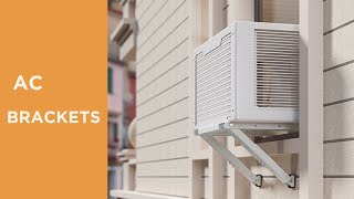 Universal Durable Air Conditioner Support Brackets AC-802L Installation