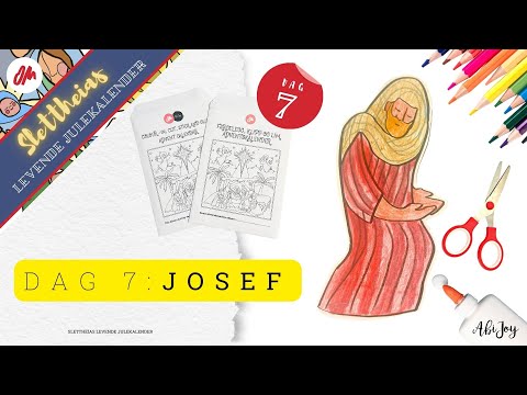 DAG 7. Slettheias Levende Julekalender // Klipp og lim historie - Josef