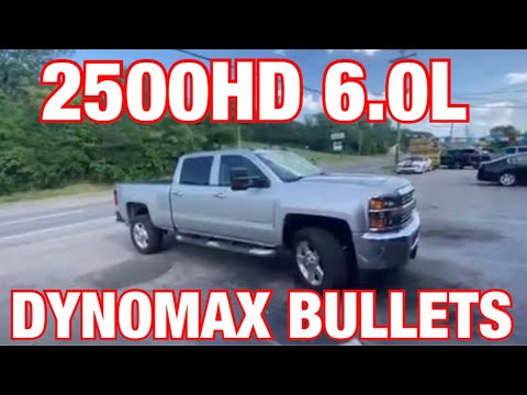 2017 Chevy Silverado 6.0 EXHAUST w/ DYNOMAX RACE BULLETS!