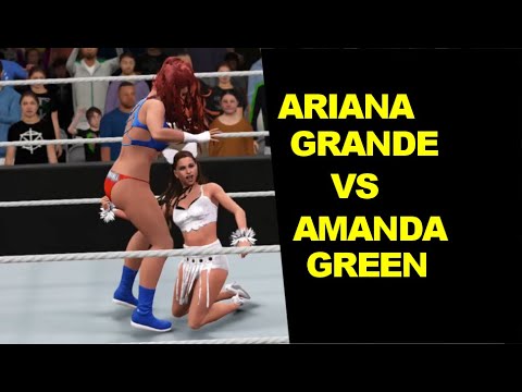 WWE 2K17 Ariana Grande vs Amanda Green - Extreme Rules