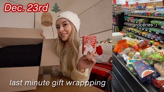preparing for CHRISTMAS a day before | deep cleaning, last minute shopping, groceries