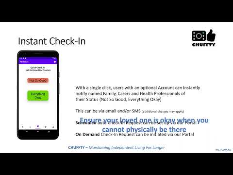 CHUFFTY Senior Wellness Checks video thumbnail