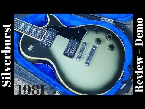 1981 Gibson Les Paul Custom Aged Silverburst Review + Demo Video