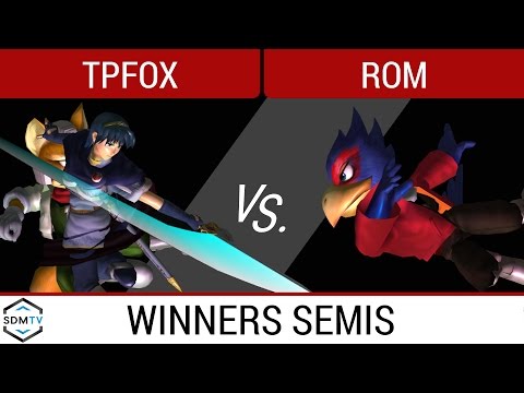 SDSU Biweekly 49 - TpFox (Fox/Marth) vs. ROM (Falco) - SSBM Winners Semis - Smash Melee
