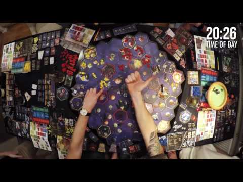 7 Player Twilight Imperium 3 Time-lapse (14 hours)