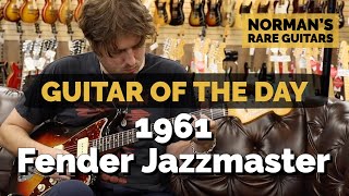 Video thumbnail for Guitar of the Day: 1961 Fender Jazzmaster Sunburst | Norman's Rare Guitars by Normans Rare Guitars