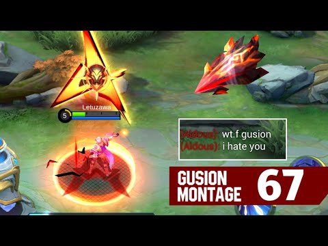 To My 50K SUBSCRIBERS,Watch This Satisfying FREESTYLE Gusion Montage!!