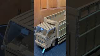 Download lagu Miniature creation of a canter truck made of cardboard #truck #rolling truck #sand truck #canter ... mp3