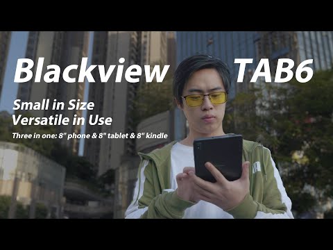 Three in one: 8" phone & 8" tablet & 8" kindl - Blackview Tab 6