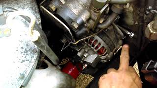 Eagle Talon TSI AWD - Alternator Belt Adjustment & Replacement