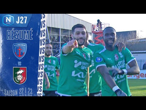 J27 I US Concarneau - CS Sedan Ardennes (0-1), le résumé I National FFF 2022-2023