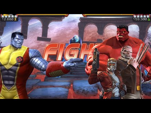 Colossus DESTROYS Labyrinth of Legends | Red Hulk, Logan & Starlord | Marvel - Contest of Champions