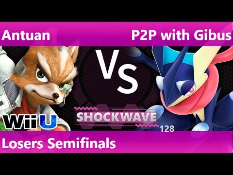 SW 128 - BTB | Antuan (Fox) vs P2P with Gibus (Greninja) Losers Semifinals - Smash 4