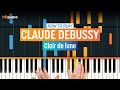 How To Play Clair De Lune By Claude Debussy HDpiano Part 1 Piano Tutorial