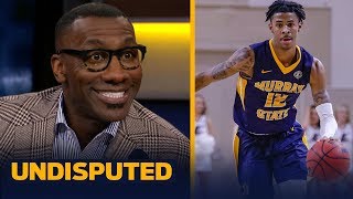 Shannon Sharpe is excited for Ja Morant&#39;s NBA future after March Madness debut | CBB | UNDISPUTED