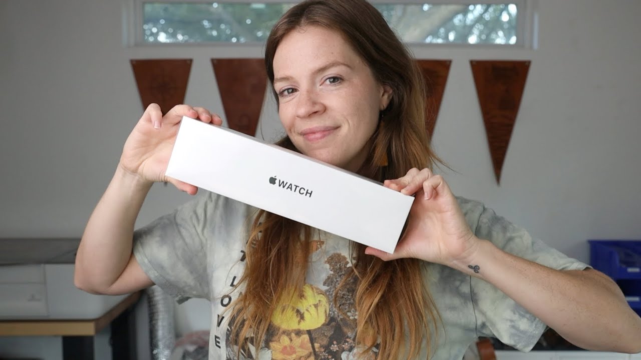 UNBOXING Apple Watch Series 6 GOLD ALUMINUM SE 40mm