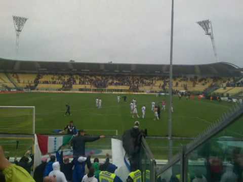 Modena vs Brescia 1-2 Tutto il Brescia sotto la Curva